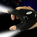 LED Gloves with Waterproof Lights