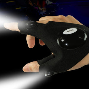 LED Gloves with Waterproof Lights