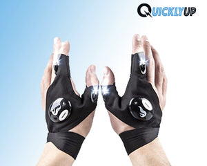 LED Gloves with Waterproof Lights